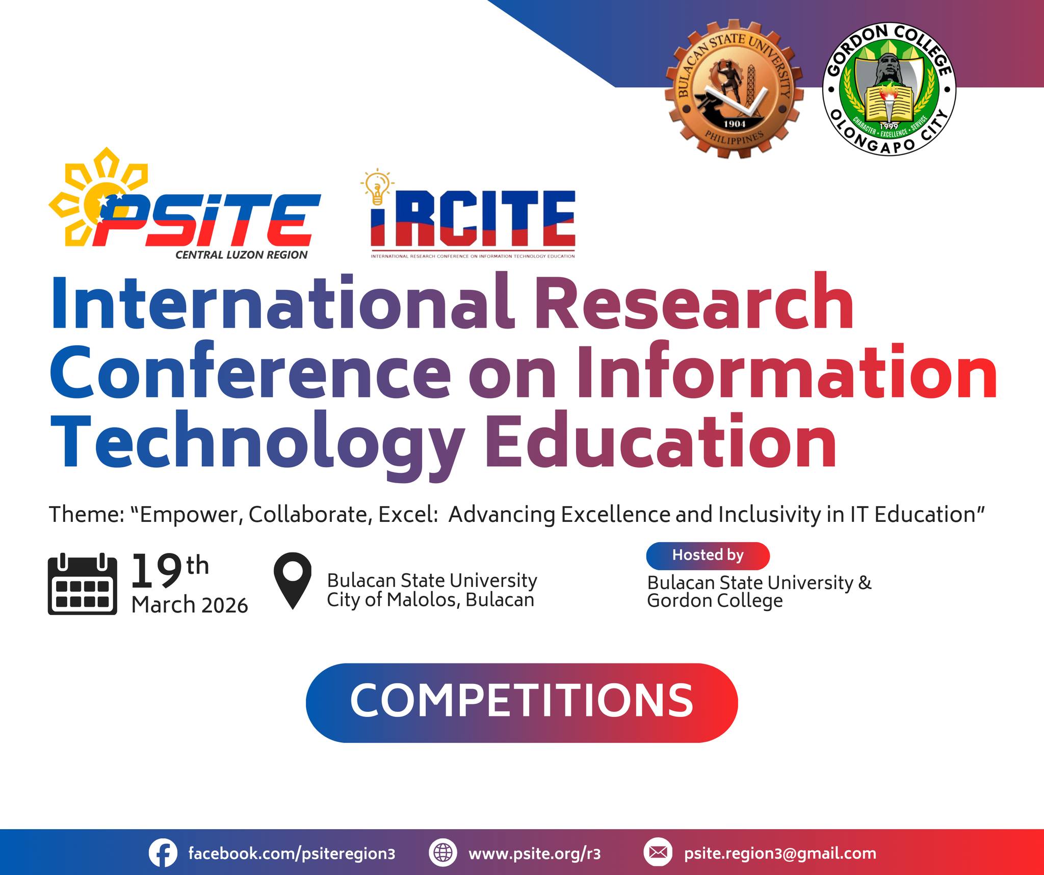 International Research Conference on Information Technology Education 2026 banner